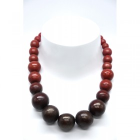 ATOLL - 60849 - COLLIER - ROUGE FONCE